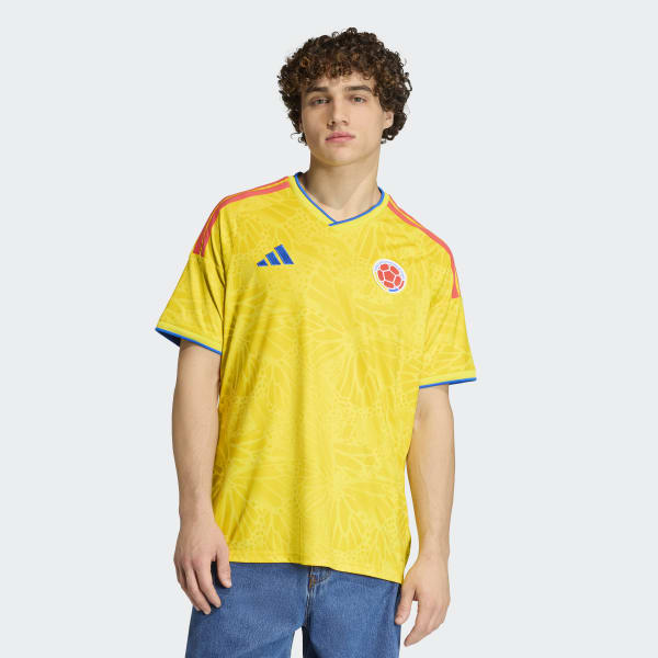 adidas Colombia 26 Home Authentic Jersey - Yellow | Free Shipping
