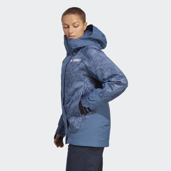 Blue Terrex 2-Layer Insulated Snow Graphic Jacket