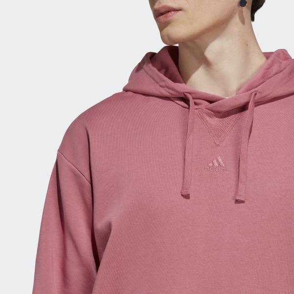 adidas ALL SZN French Terry adidas Hoodie Men\'s - US Lifestyle | Pink 