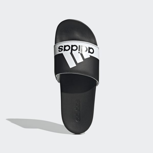 Black Adilette Comfort Sandals