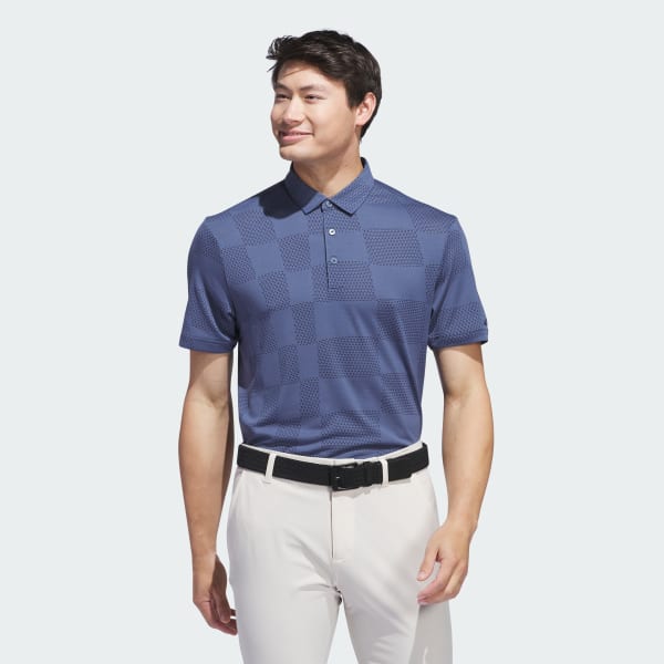 Blue Ultimate365 Textured Polo Shirt
