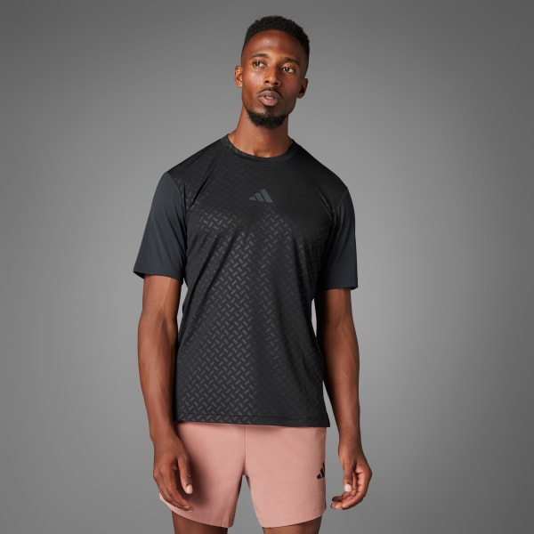 adidas Power 3-Stripes Tee - Black | Free Shipping with