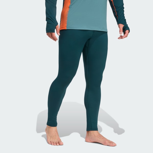 adidas Multi Synthetic Base Layer Tights - Green | Free Shipping