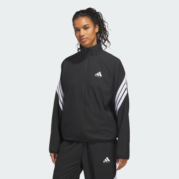 バディリー ADIDAS CRAZY LITE FULL ZIP JACKET - Black | Free Shipping with