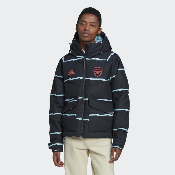 Svart Arsenal Winter Jacket