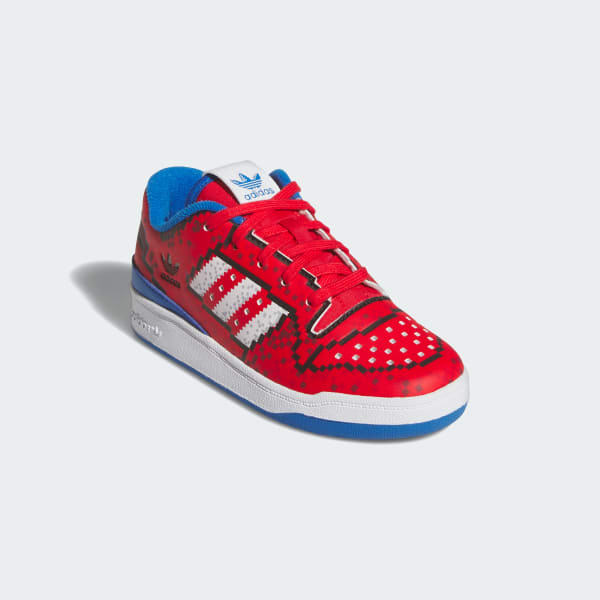 Rojo Tenis Forum Low CL Niños