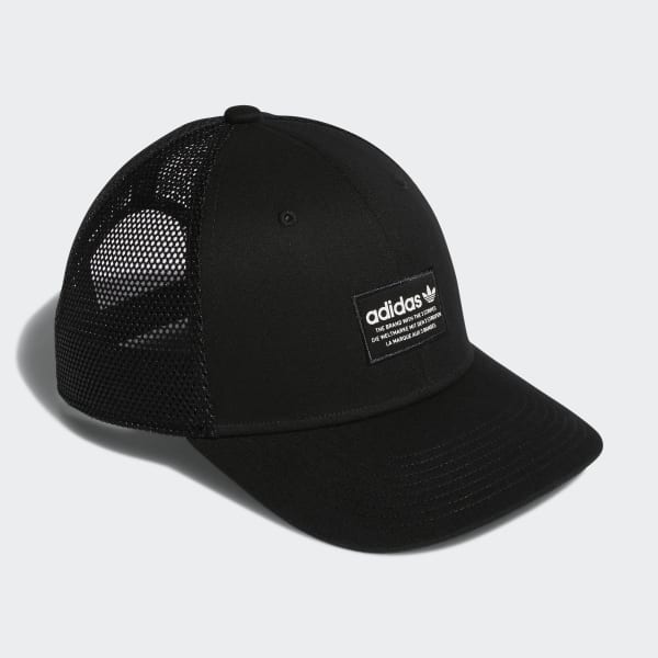 adidas Trefoil Trucker Hat - Black 