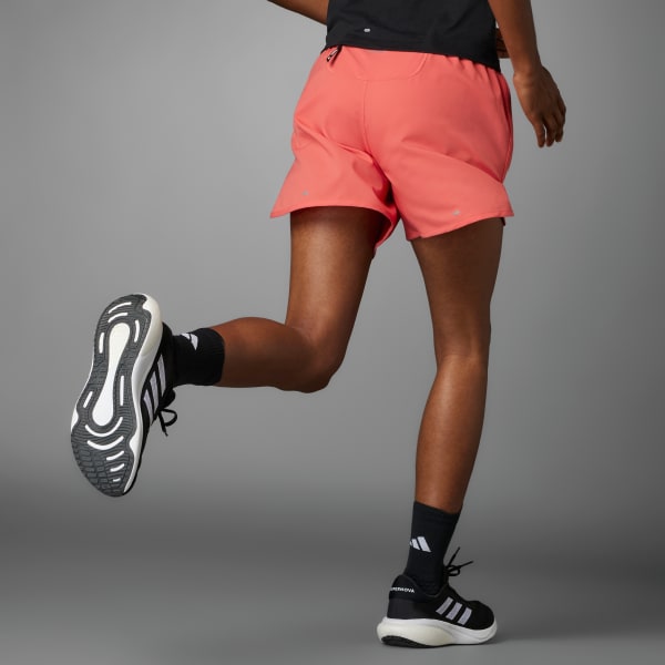 Red Own the Run 3-Stripes Shorts