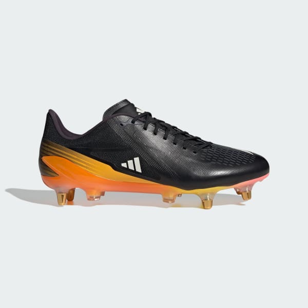 Negro Calzado de Rugby Adizero RS15 Pro Terreno Blando