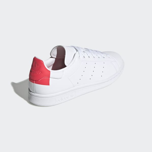 stan smith with red back