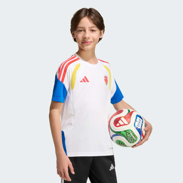 Blanco Camiseta de Training Tiro de Colombia 2026 para niños