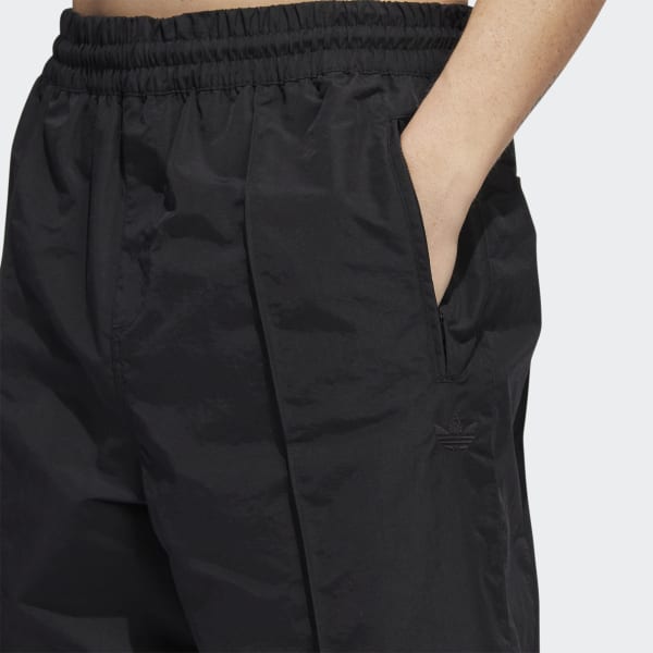 adidas Originals Unisex Pintuck Pants (Gender Neutral) - Brown Polyamide, HK9881