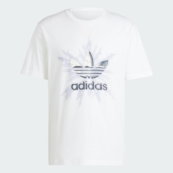 White Graphic Short Sleeve Tee