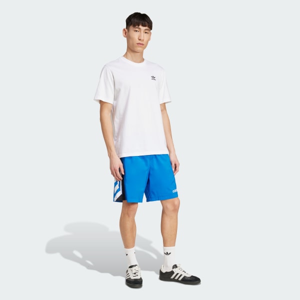 Blue 90s Football Short