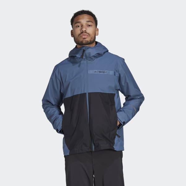modrá Terrex Multi RAIN.RDY 2-Layer Rain Jacket DD261