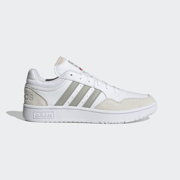 adidas Hoops 3.0 Lifestyle Basketball Low Classic Vintage Shoes - White ...