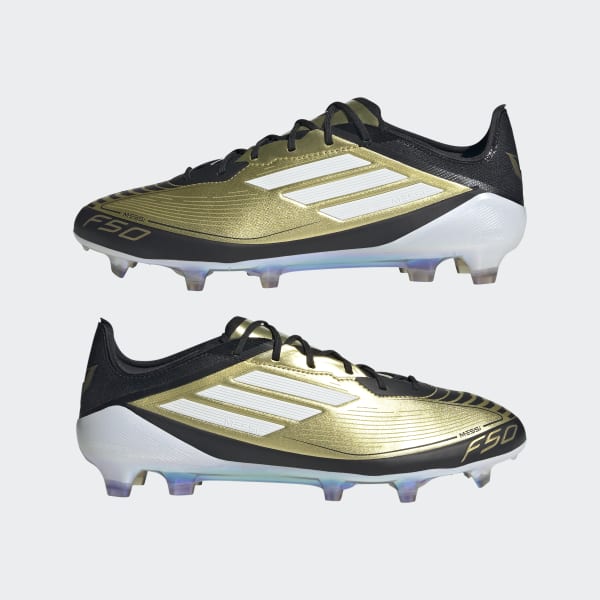 adidas Messi F50 Elite Firm Ground Boots Gold adidas Thailand