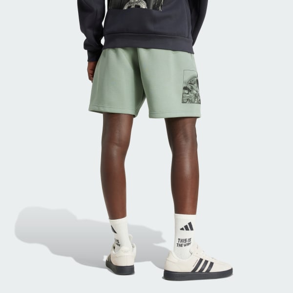 zelená ŠORTKY ADIDAS STAR WARS THE MANDALORIAN