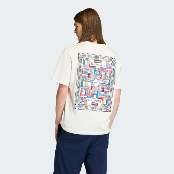 Branco Camiseta Archive Country Flag