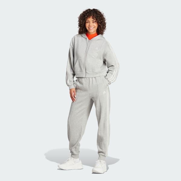 Grey adidas sweat suit shop
