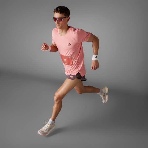 Pink Adizero Running Tee