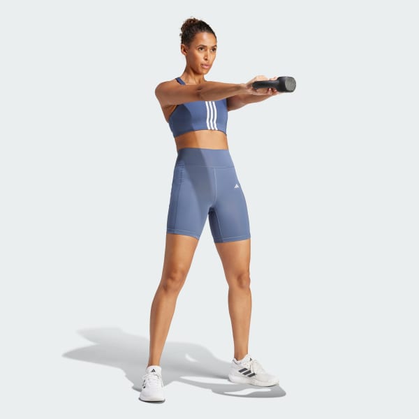 Blue Optime 7-Inch Leggings