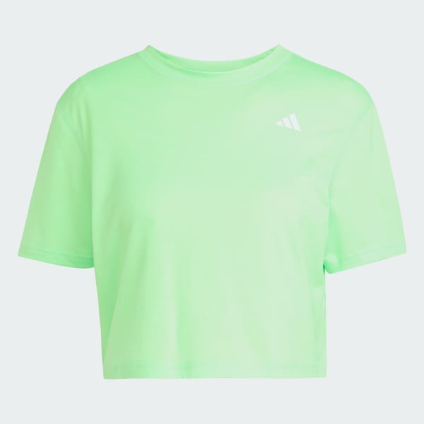 Verde Camiseta de Entrenamiento Train Essentials Boxy