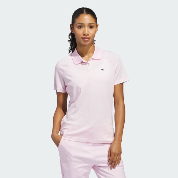 Pembe Originals All Over Trefoil Polo Tişört