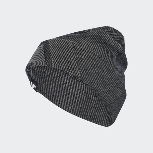 Black TWO TONE BEANIE