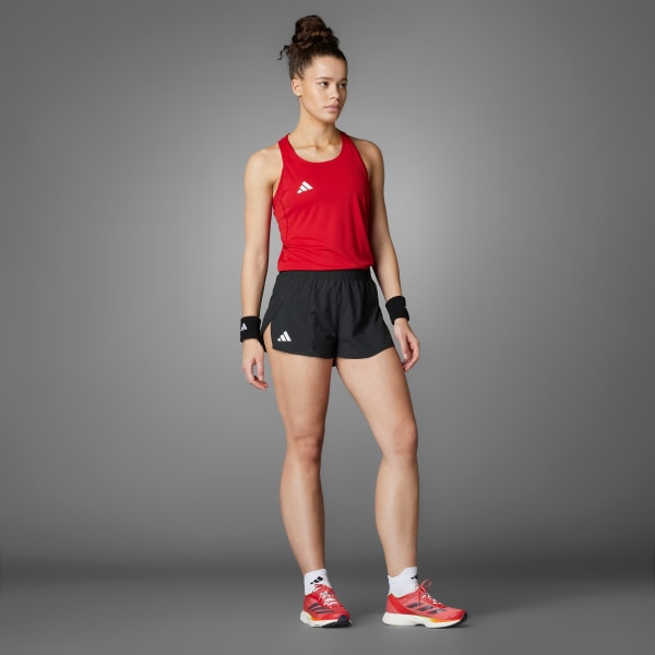 Preto Shorts de Corrida Adizero Essentials Split