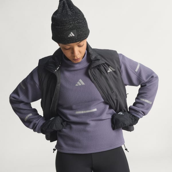 Μωβ Μπλούζα Adi365 Running CLIMAWARM+ Crewneck
