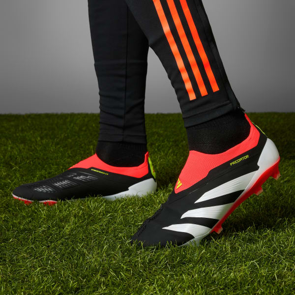 Nero Scarpe da calcio Predator Elite Laceless Firm Ground