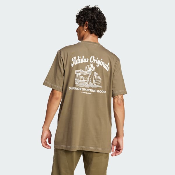 adidas Wabash Tee - Green | Free Shipping with adiClub