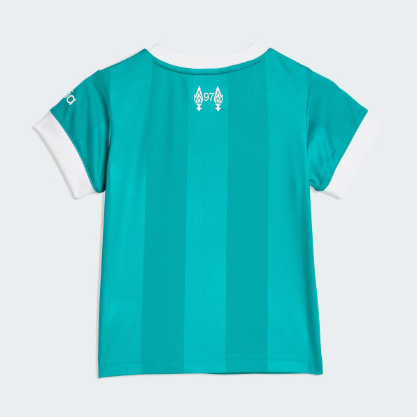 Green Liverpool FC 25/26 Third Baby Kit Kids