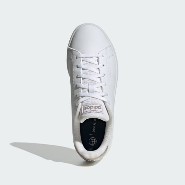 Adidas advantage base white top