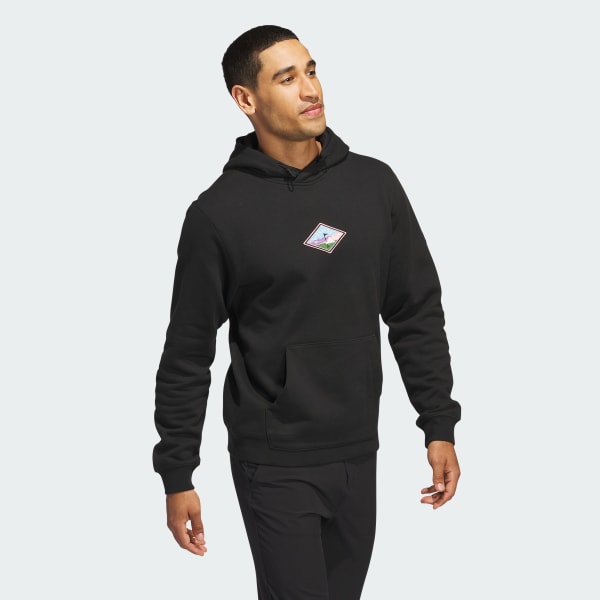 Black Versatile Tech Graphic Hoodie