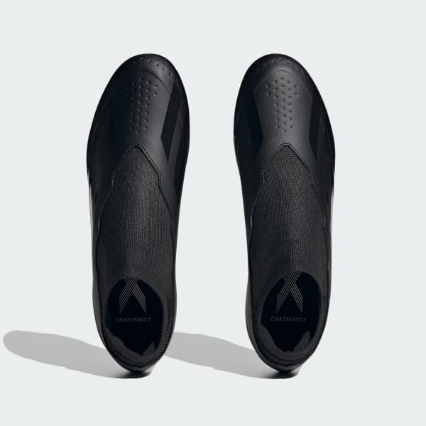 | adidas adidas Ground Cleats Black - Firm Crazyfast.3 Soccer US Laceless Soccer X Unisex |