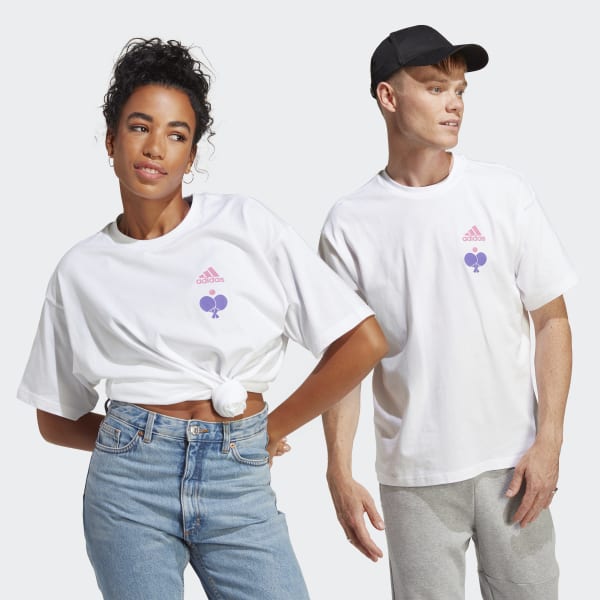 Hvid Graphic T-shirt