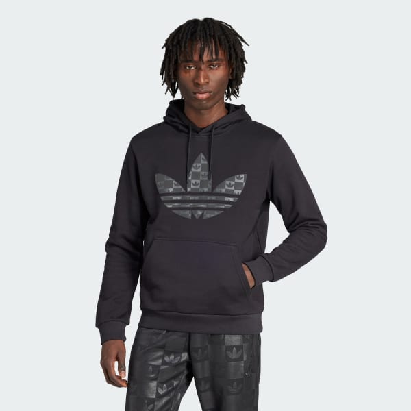 Negro Sudadera con gorro Monogram Regular