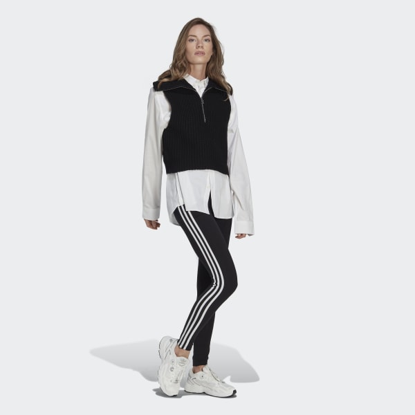 Zwart Adicolor Classics 3-Stripes Legging