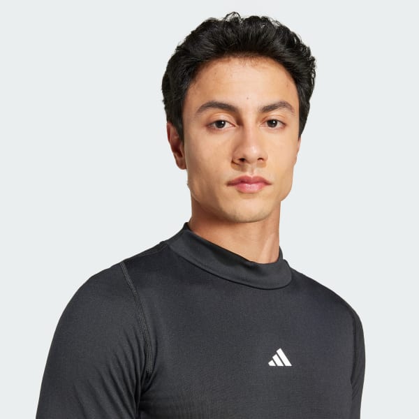 adidas Techfit COLD.RDY Training Long Sleeve Tee - Black | Free