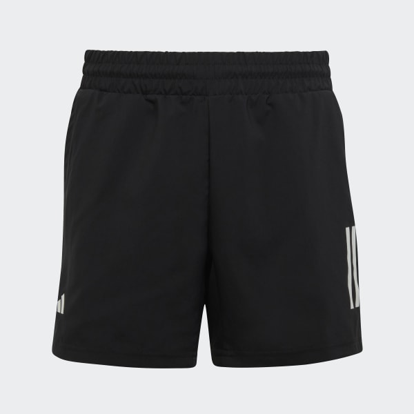 Czerń Club Tennis 3-Stripes Shorts