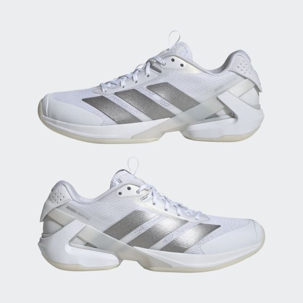 花鸟05 adidas adizero Ubersonic 5 Clay Women's Padel Shoes FTWR White