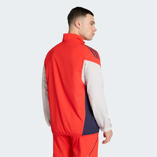 Rot FC Bayern Tiro 25 Präsentationsjacke