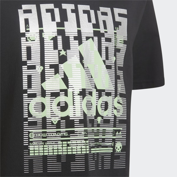 Black Gaming Graphic Tee IS210