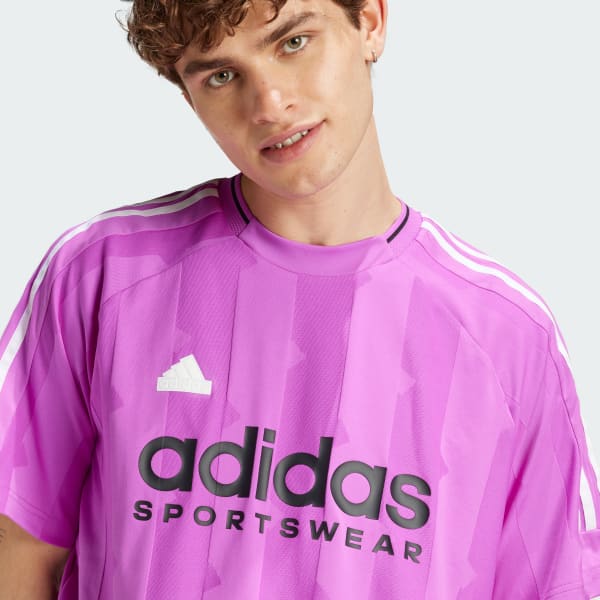 通販 公式サイト - 驚きの激安価格 Tiro of House adidas Jacquard Free | Purple - Jersey トップス