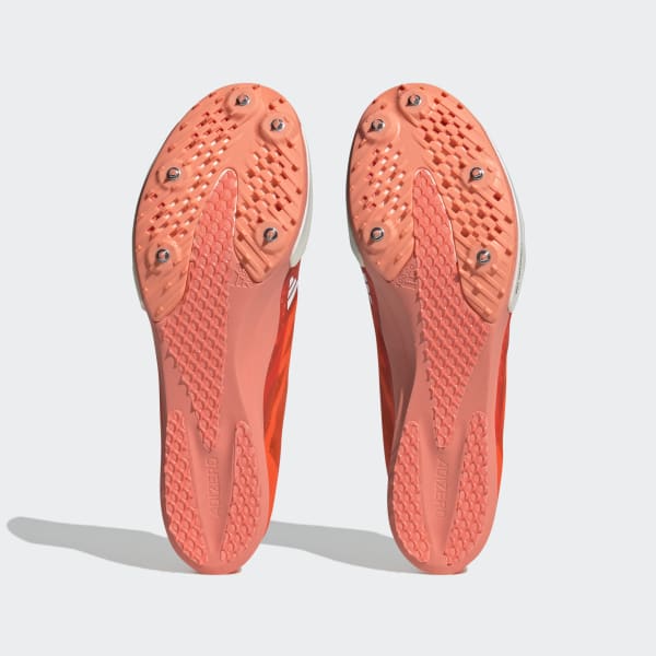 Orange Adizero Ambition Spike-Schuh