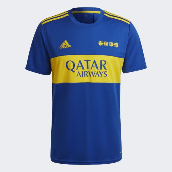 adidas Men's Soccer Boca Juniors 21/22 Home Jersey - Blue adidas US