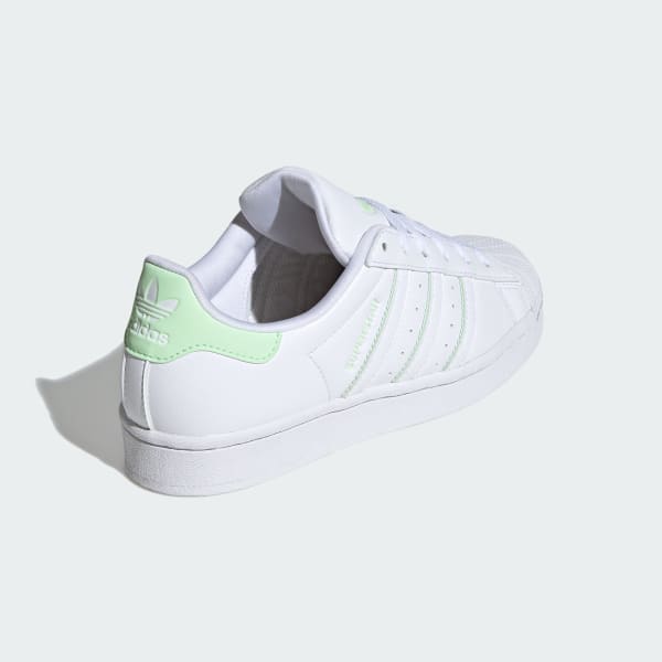 Adidas superstar womens ash green top