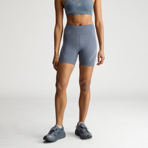 Negro Mallas Cortas adidas by Stella McCartney Running (1/2) Corte Alto